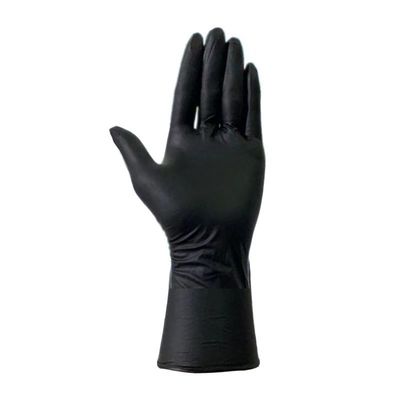 12 بوصة يمكن التخلص منها من النتريل قفاز طبي مقاوم للماء أزرق قفازات فحص النتريل