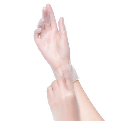 قفاز الفينيل المستخدم لمرة واحدة M4.0-5.5g مناسبة ملائمة حماية دائمة مناسبة للصناعة الطبية